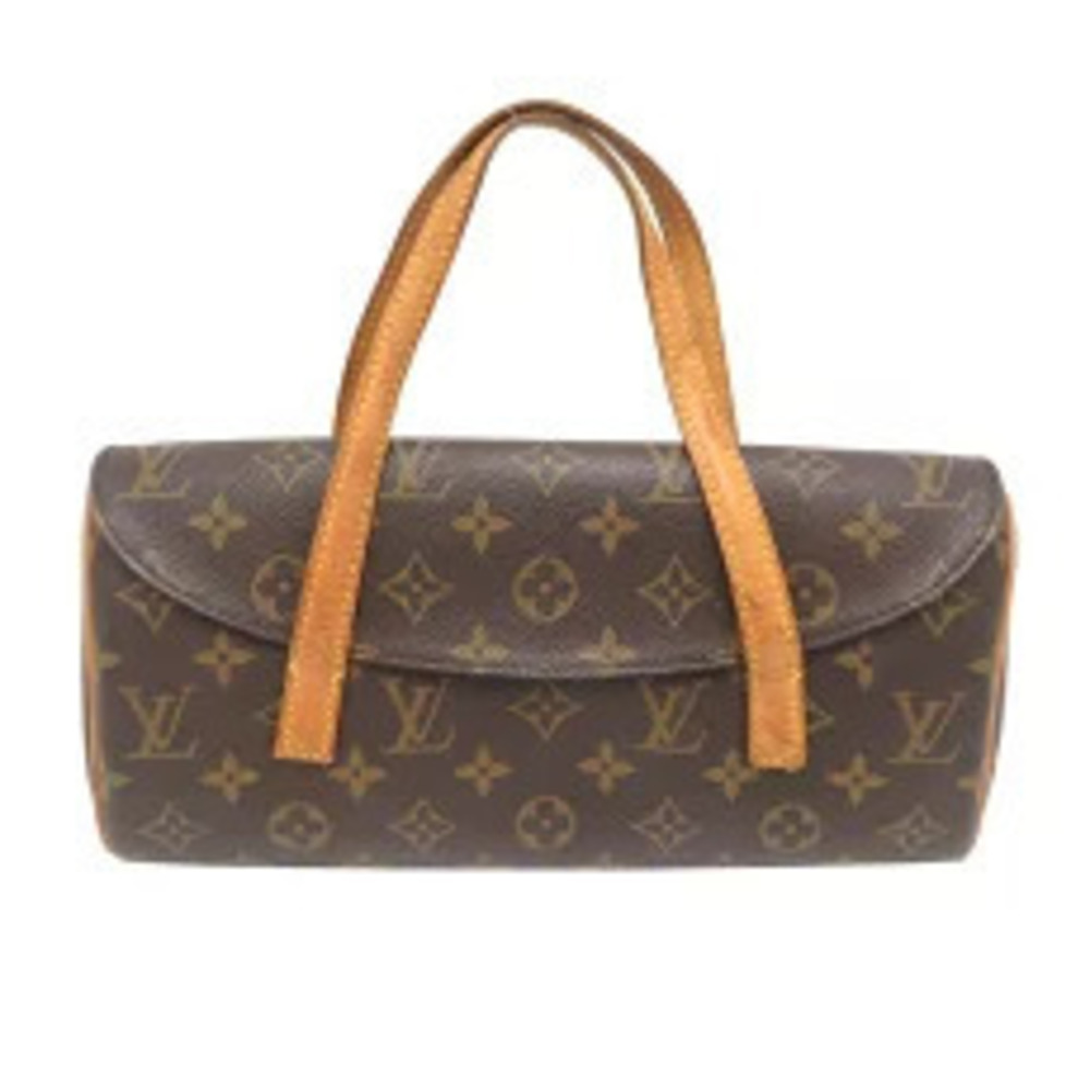 Louis Vuitton Sonatine Handbag Monogram Brown